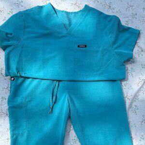 JAANUU Mens Scrub Set - Size Large